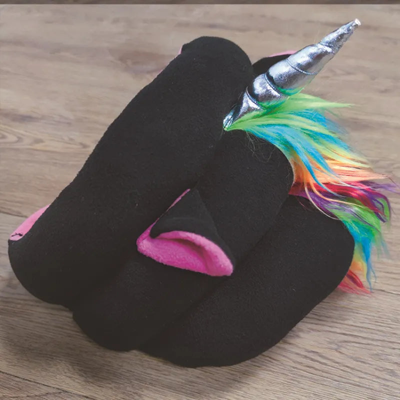 Cat Bed In Unicorn Design - Cozy Pet Bed For Cats And Small Dogs