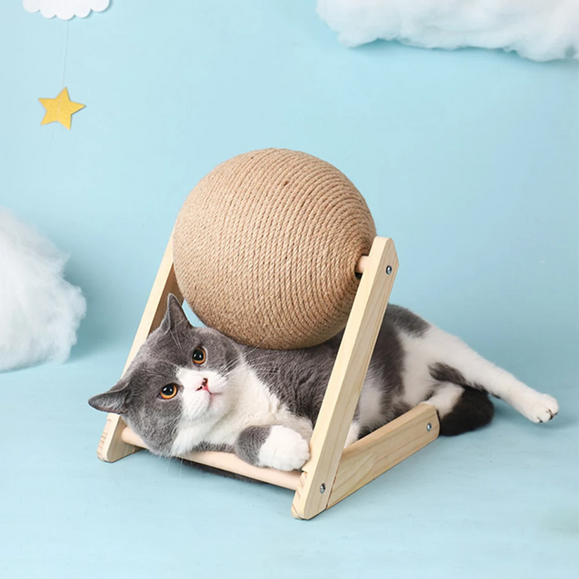 Cat Scratching Ball Made Of Sisal