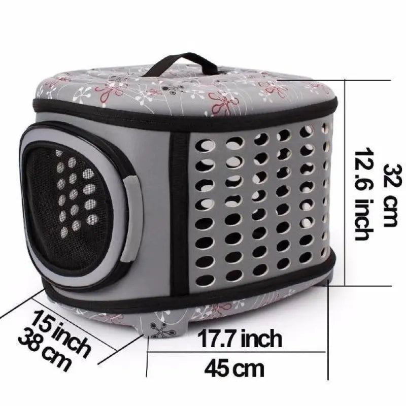 Compact Cat Carrier Bag With Ventilation - Perfect For Travel And Outings