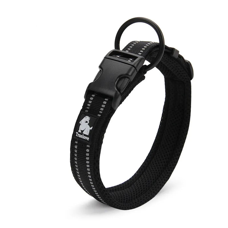 Truelove Reflector Dog Collar - Breathable And Adjustable For Maximum Comfort