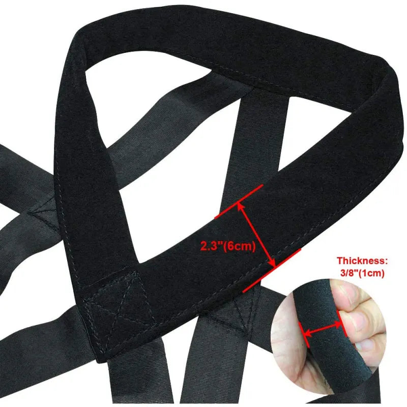 Dog Training Harness with Pull Handles and Tyres - Robust and Adjustable