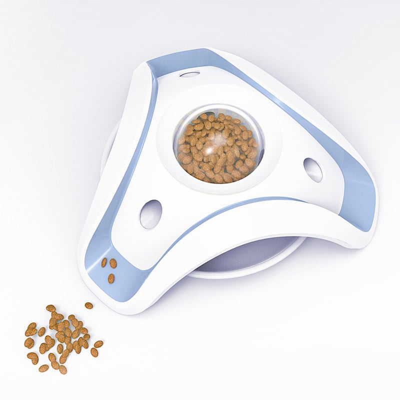 Interactive Pet Food Bowl - Three-dimensional Food Dispenser