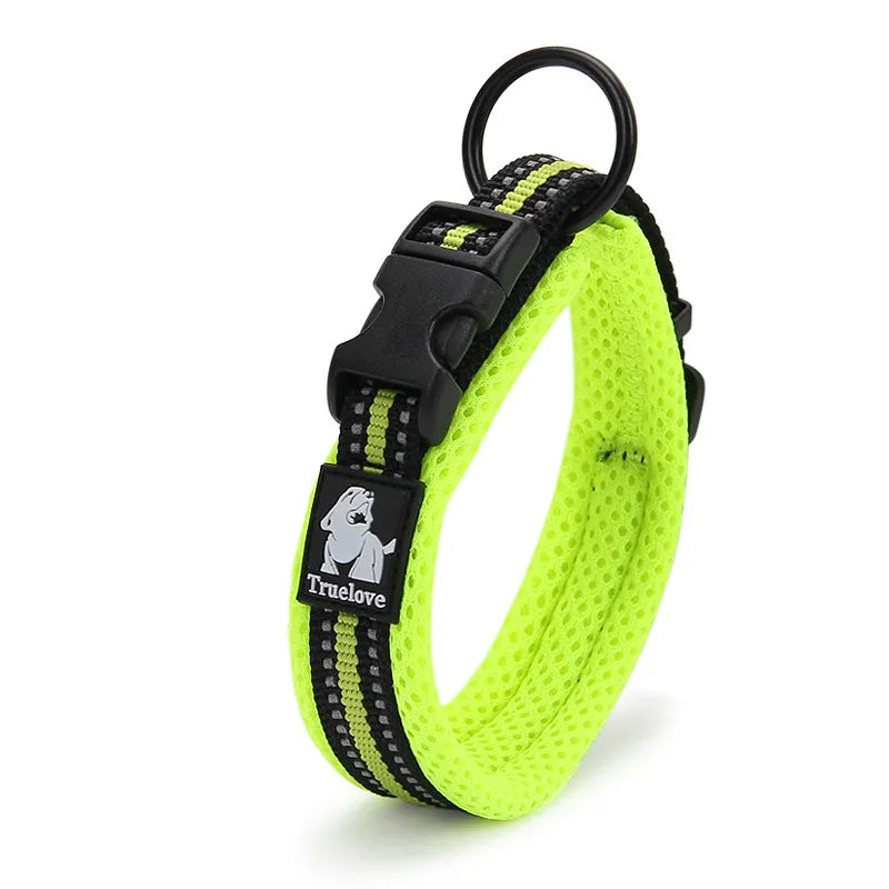 Truelove Reflector Dog Collar - Breathable And Adjustable For Maximum Comfort
