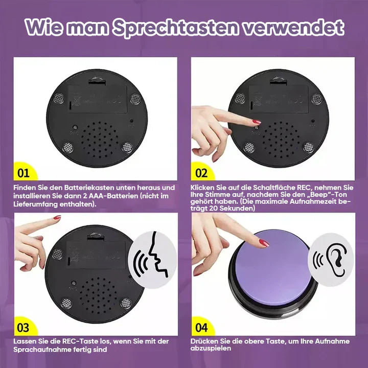 Interactive Talk Button For Pets - Training & Communication