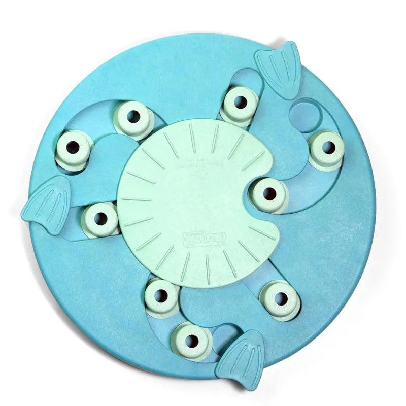 Interactive Dog Toy - Intelligence Game with Sliding Compartments for Treats & Mental Stimulation
