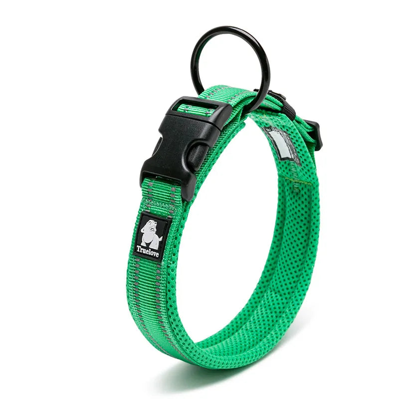 Truelove Reflector Dog Collar - Breathable And Adjustable For Maximum Comfort