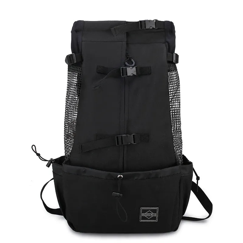 Travel Backpack With Mesh Pockets - Robust Design Adjustable Straps