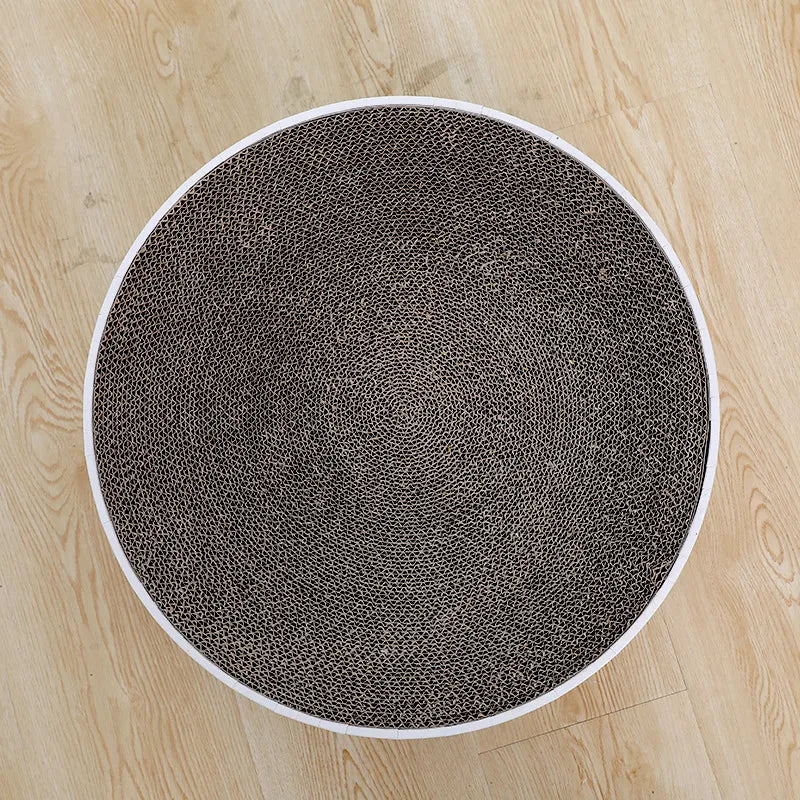 Cat Scratching Mat Round With Cute Design - Cat Scratching Board For More Scratching Fun And Relaxation