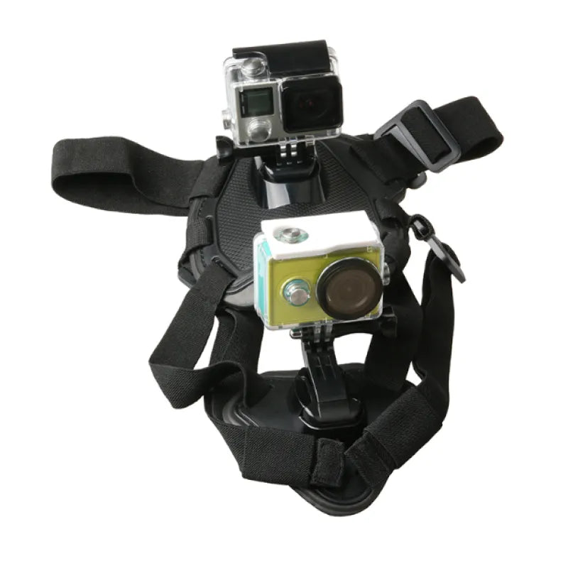 Action- Camera Harness For Dogs With Holder For Chest And Back