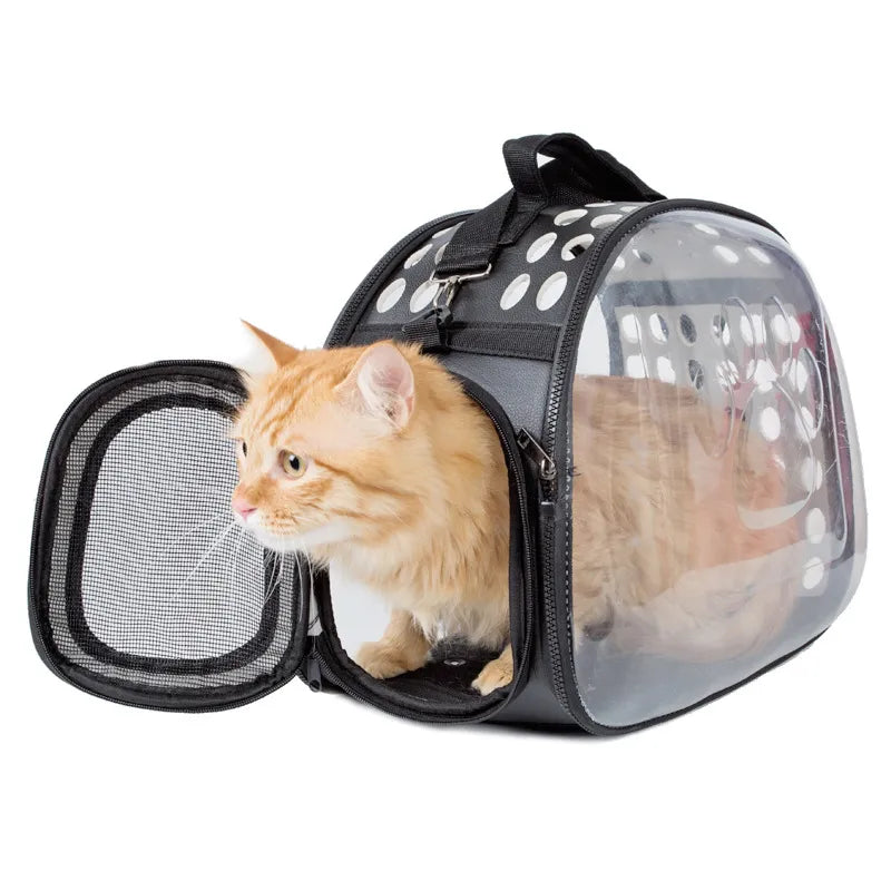 Pet Carrier Bag - Portable Pet Carrier Box With Viewing Window