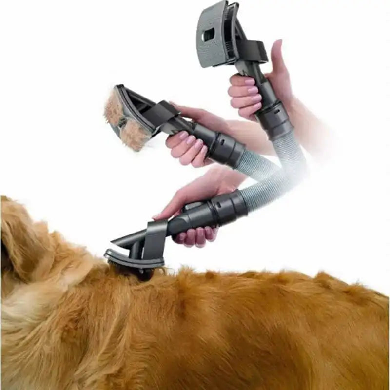 Pet Hair Brush Attachment - Vacuum Cleaner Attachment For Pet Care And Coat Cleaning