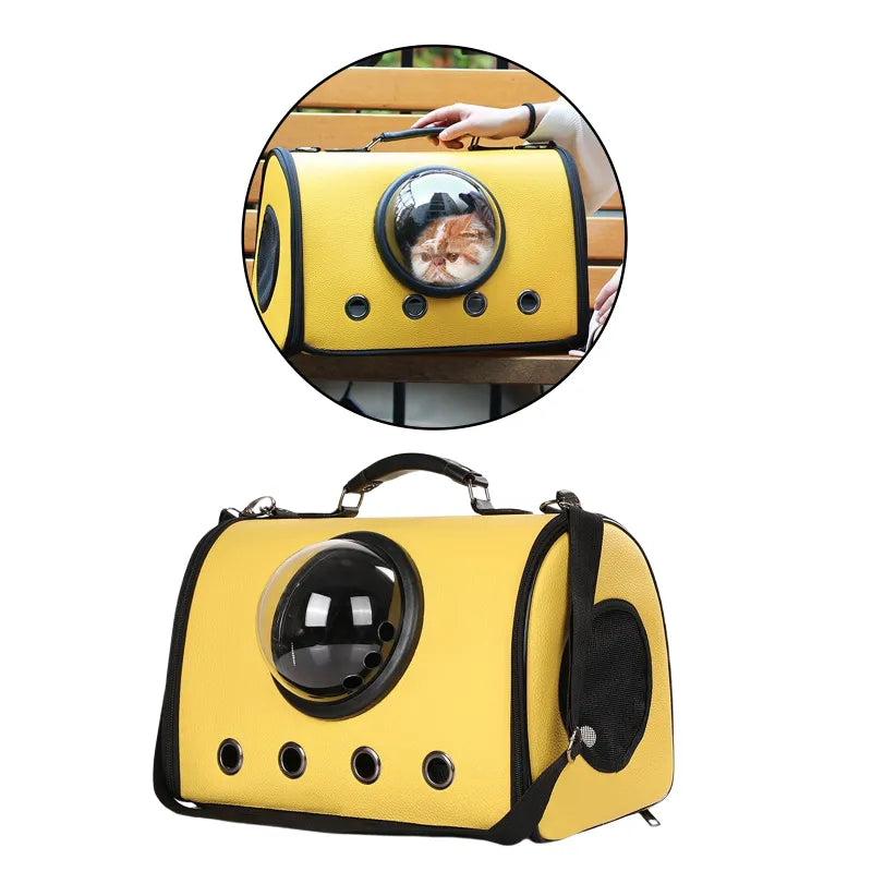 Carrying Bag For Cats And Small Dogs - With Viewing Window And Ventilation