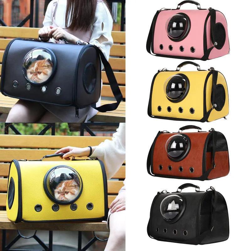 Carrying Bag For Cats And Small Dogs - With Viewing Window And Ventilation