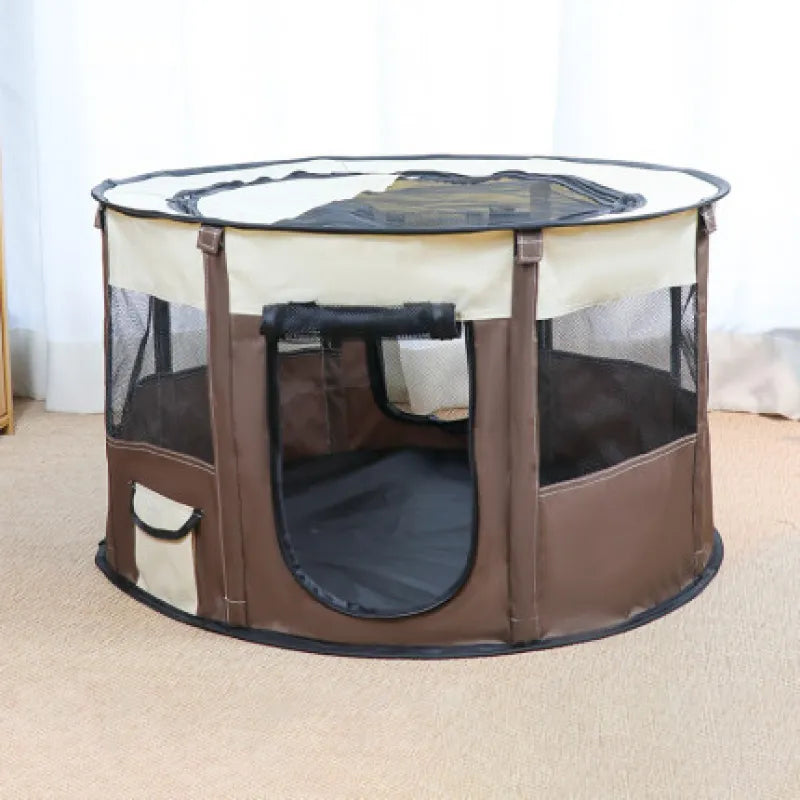 Foldable Dog Tent With Carrying Bag - Robust Pet Tent For Indoor And Outdoor Use