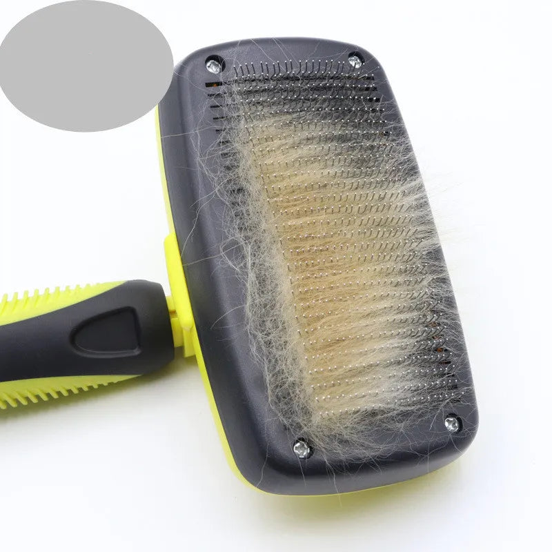 Grooming Set for Pets with Claw Cutter , File and Self - Cleaning Brush