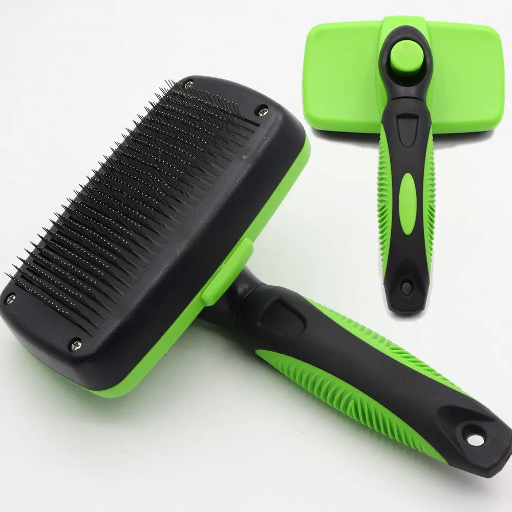 Grooming Set for Pets with Claw Cutter , File and Self - Cleaning Brush