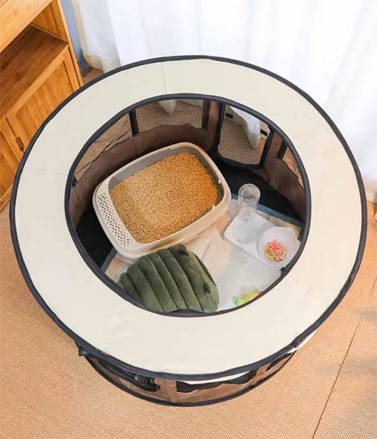 Foldable Dog Tent With Carrying Bag - Robust Pet Tent For Indoor And Outdoor Use