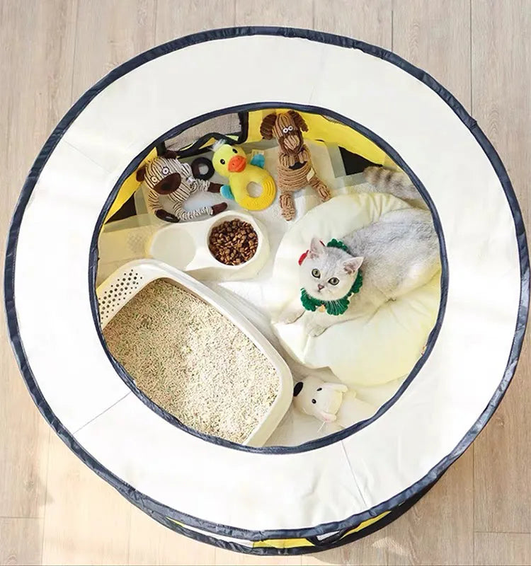 Foldable Dog Tent With Carrying Bag - Robust Pet Tent For Indoor And Outdoor Use