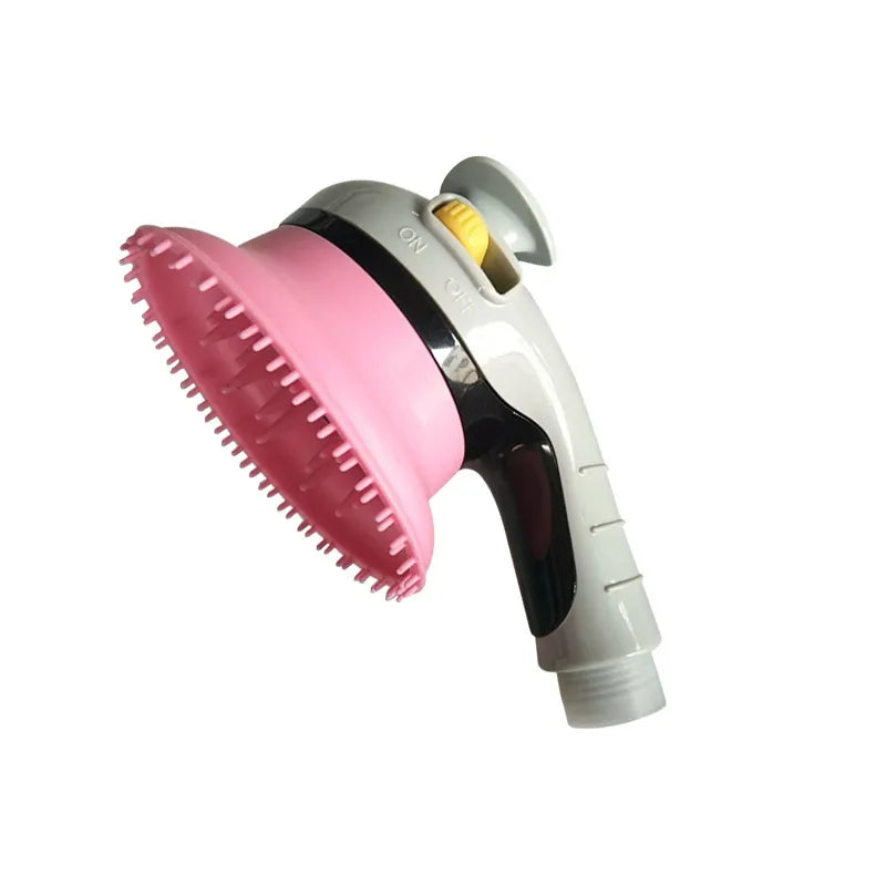 Scalp Massage Brush With Soft Silicone Tips For Relaxing Hair Care