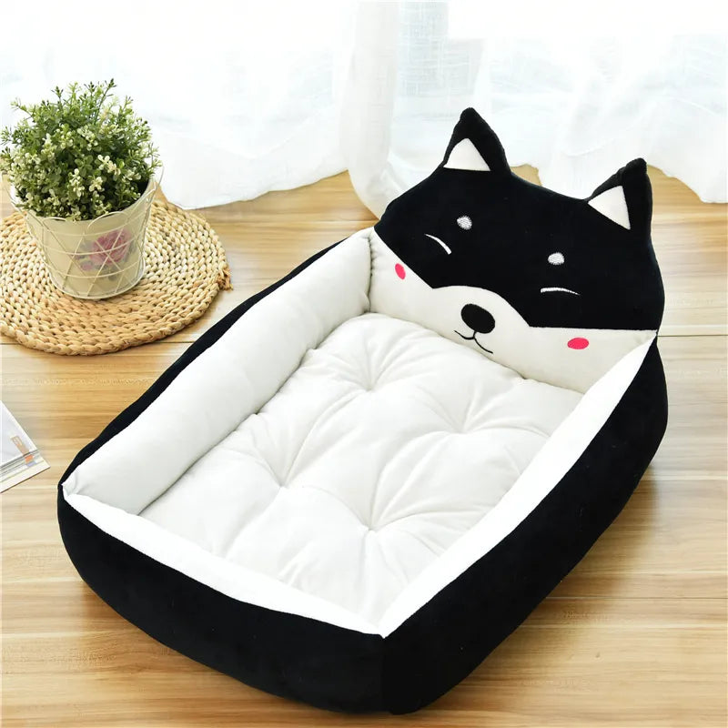 Cat Bed in Animal Head Design for Cosy Sleeping Areas