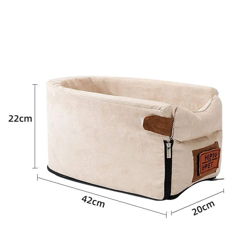 Comfortable Car Dog Bag for Small Pets with Secure Seat Attachment
