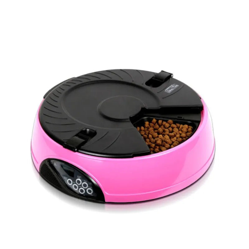 Automatic Food Dispenser For Dogs And Cats With Timer And Portion Control