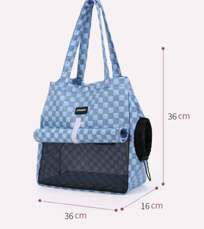 Pocket-style Dog Carrier Bag - Compact Pet Carrier Bag Made From High-quality Fabric