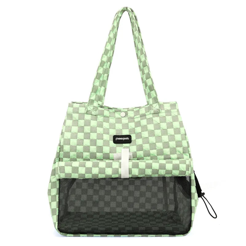 Pocket-style Dog Carrier Bag - Compact Pet Carrier Bag Made From High-quality Fabric