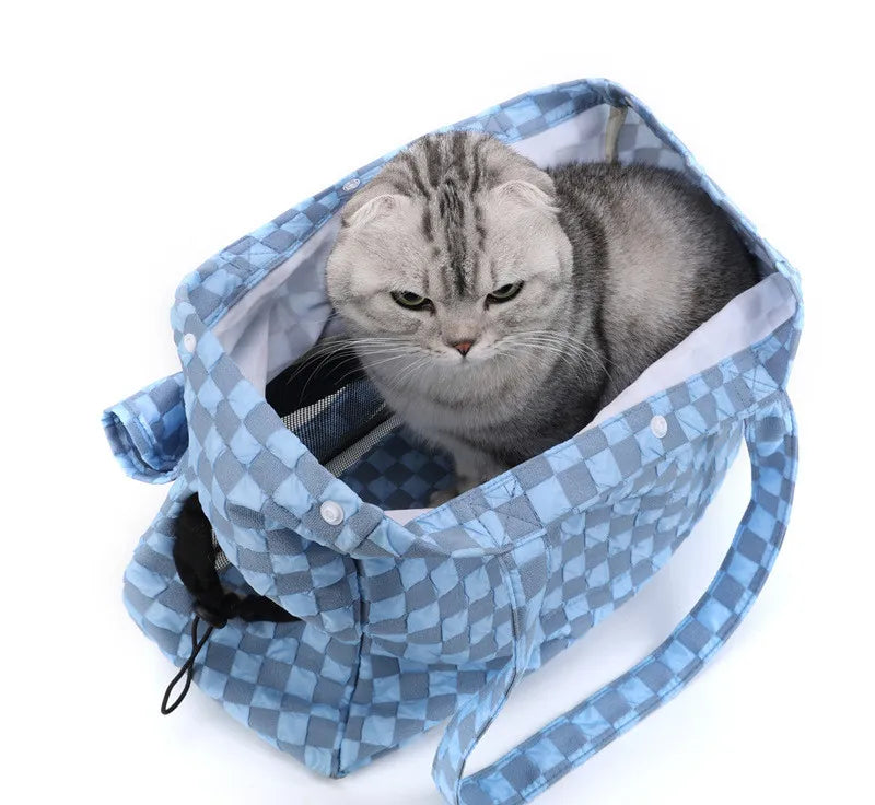 Pocket-style Dog Carrier Bag - Compact Pet Carrier Bag Made From High-quality Fabric
