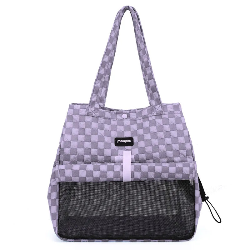 Pocket-style Dog Carrier Bag - Compact Pet Carrier Bag Made From High-quality Fabric