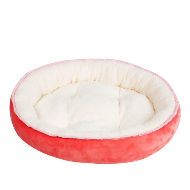 Cozy Pet Bed For Dogs And Cats - Soft Round Bed For Comfort And Relaxation