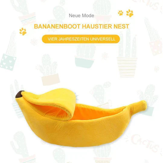 Banana - Shaped Pet Bed