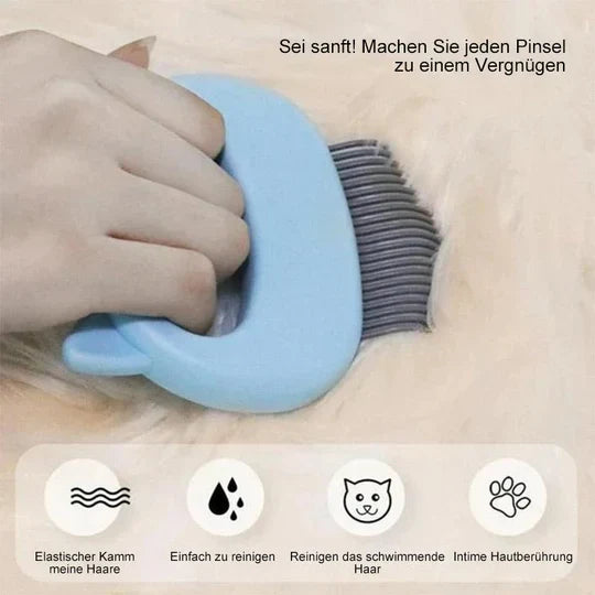 Gentle Massage And Grooming Brush For Cats