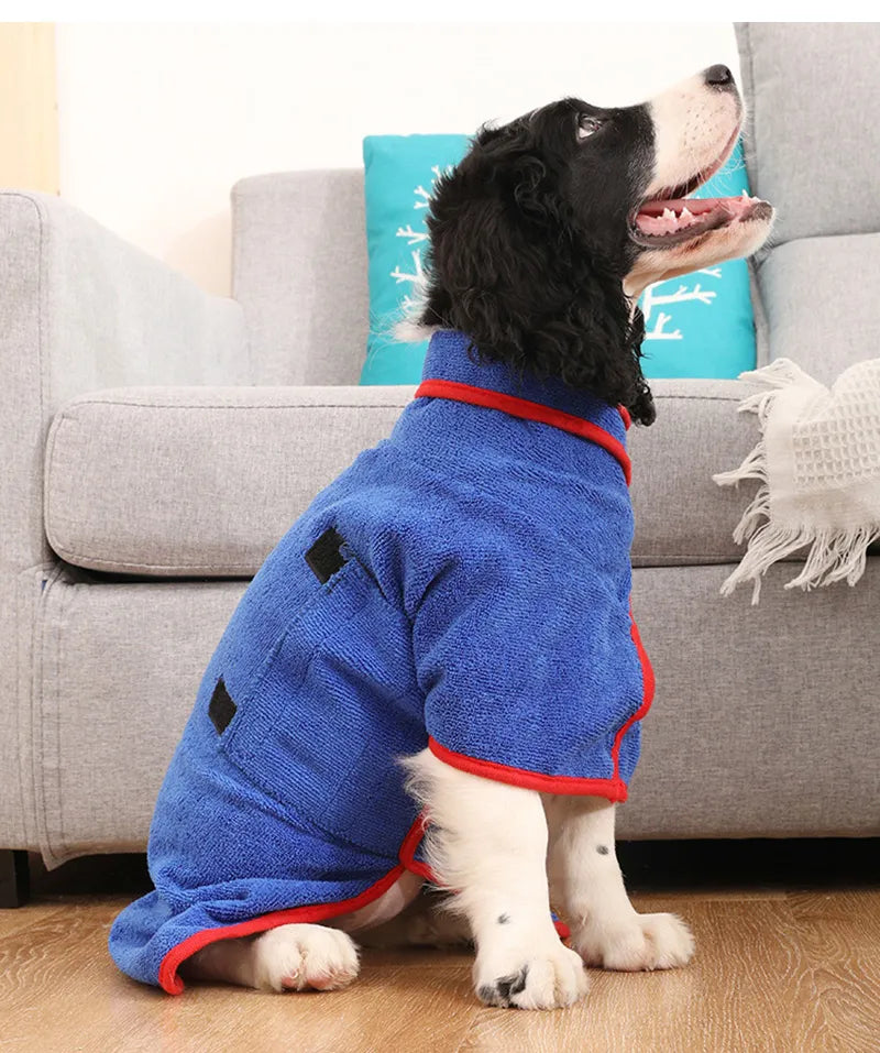 Comfortable Dog Bathrobe