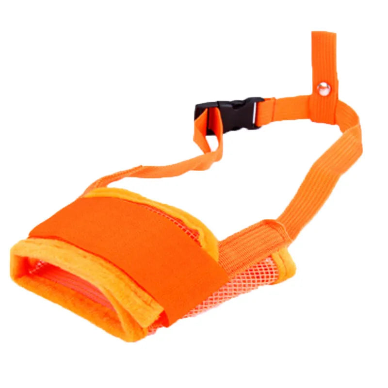 Dog Muzzle Made Of Mesh Fabric - Comfortable And Breathable For Dogs