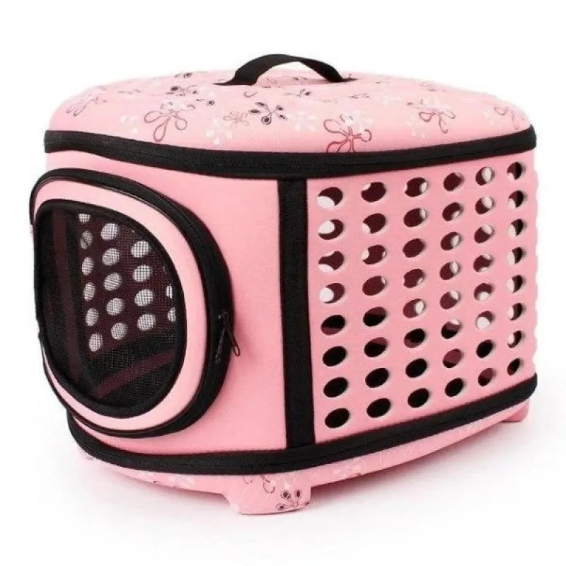 Compact Cat Carrier Bag With Ventilation - Perfect For Travel And Outings