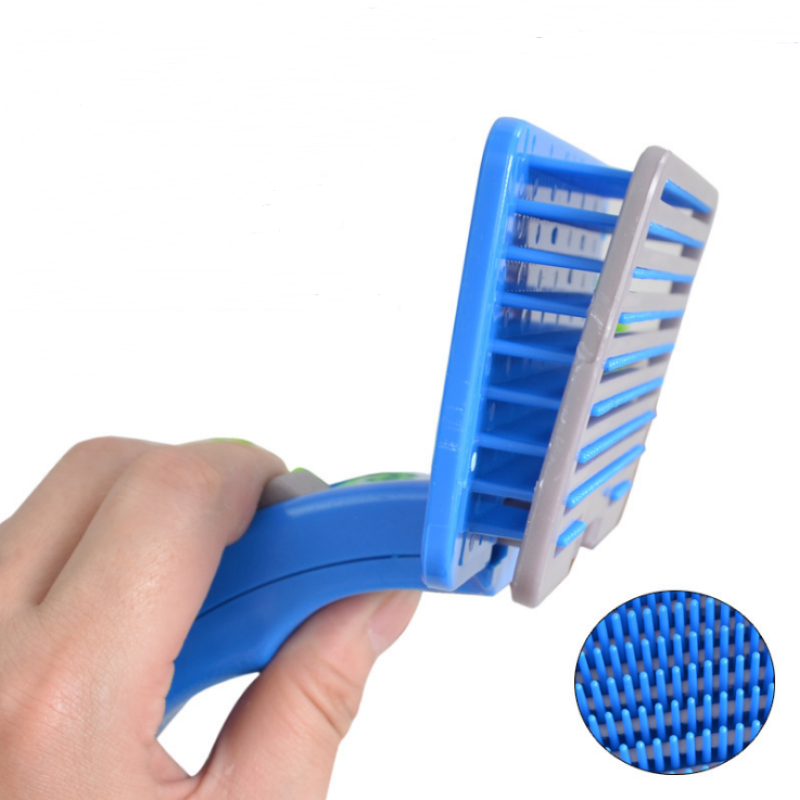 Pet Fur Brush Made Of Plastic For Dogs And Cats Gently Detangles The Fur