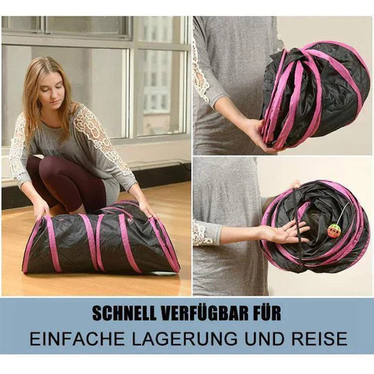 Bequee 3 - Way Foldable Pet Tunnel