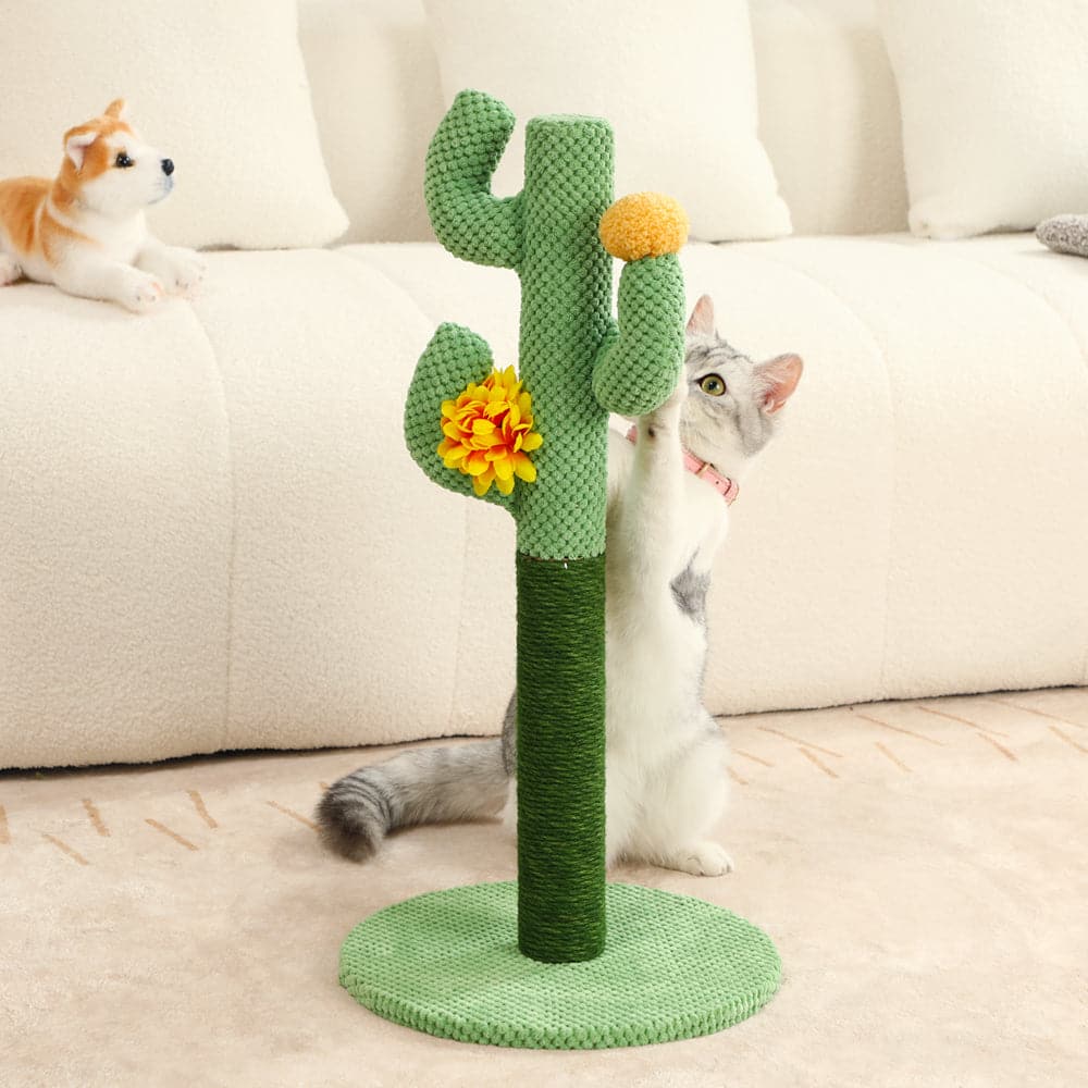 Cat Cactus Scratching Post Made Of Sisal