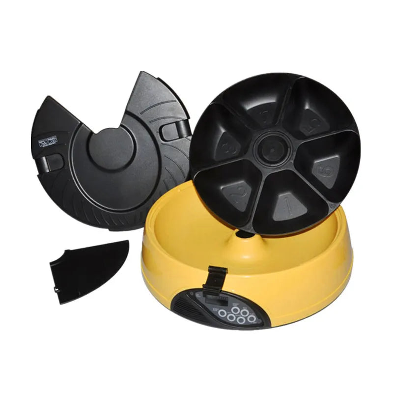 Automatic Food Dispenser For Dogs And Cats With Timer And Portion Control