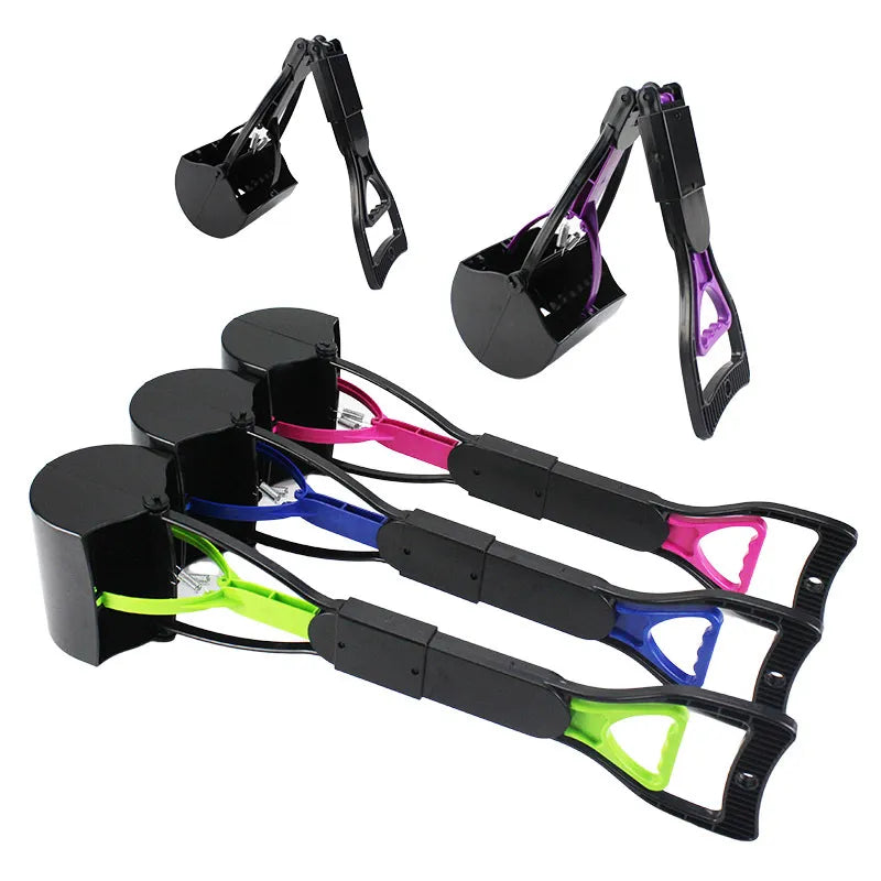 Dog Poop Bag Tongs - Practical Poop Grabber With Long Handle In Different Colors