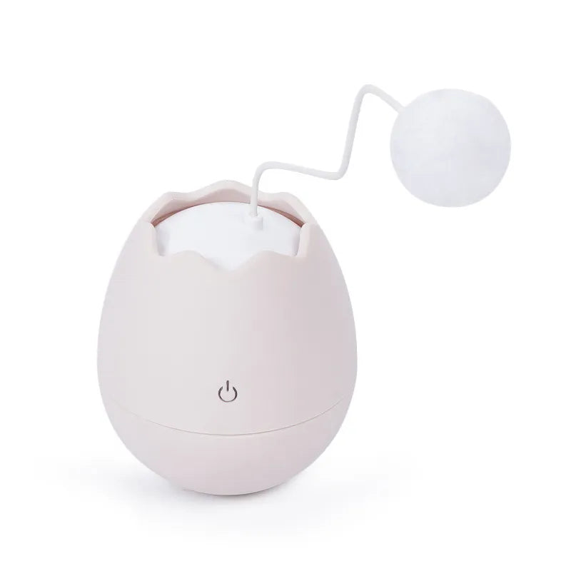 Interactive Cat Toy In Egg Shape - Toy With Moving Ball For Cats