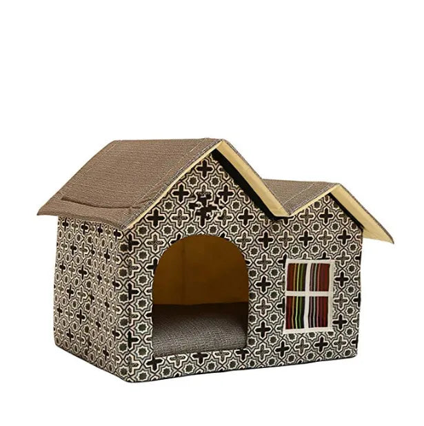 Cat House in House Design with Window for Cosy Retreats