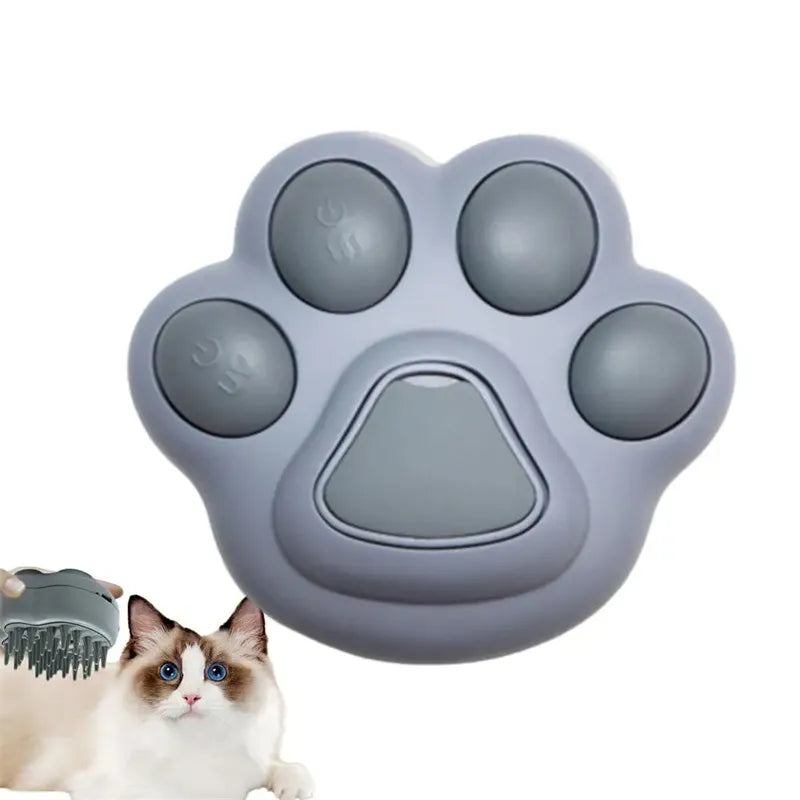 Electric Pet Brush With Spray Function For Gentle Coat Cleaning