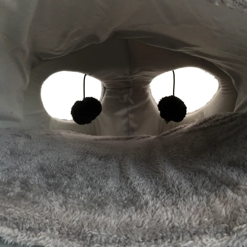 Cuddly Cat Sleeping Cave In Mouse Design - Soft And Comfortable For Your Cat