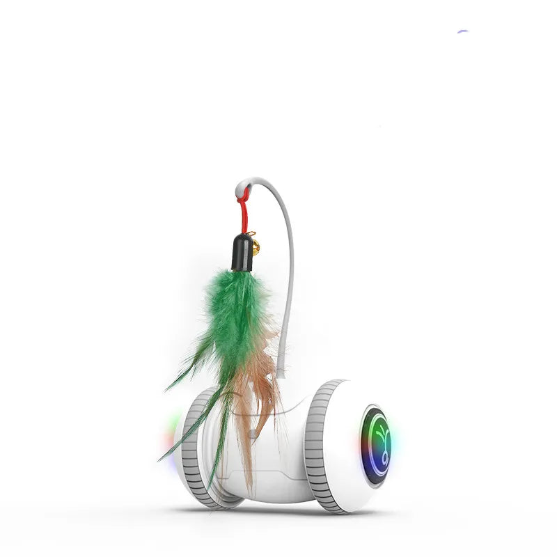 Interactive Cat Toy With Feather - Robot Toy For Cats