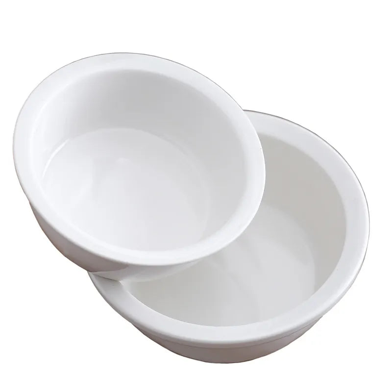 Ceramic Feeding Bowl For Dogs And Cats - Classic White Bowl For Pets