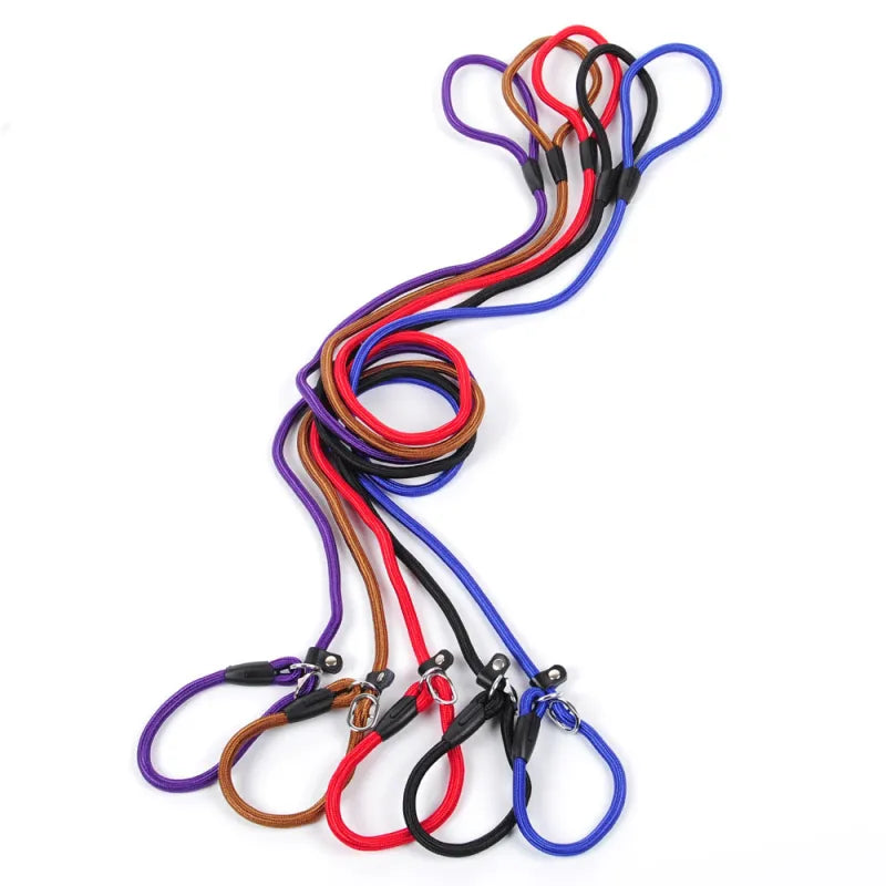 Dog Leash Made Of Durable Rope With Snap Hook For Safe Walking