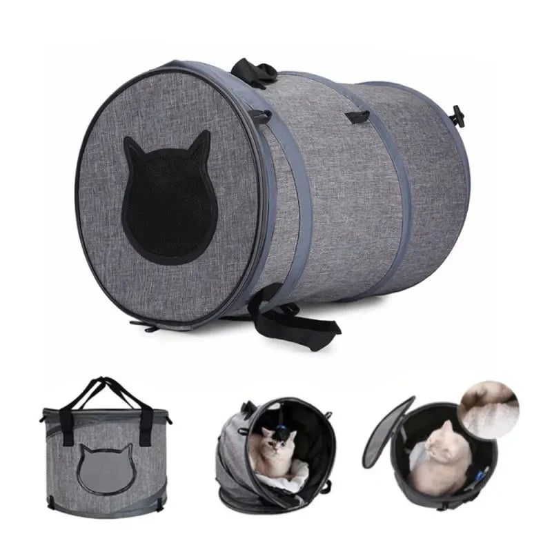 Foldable Pet Carrier Bag - Robust Transport Bag For Cats And Dogs
