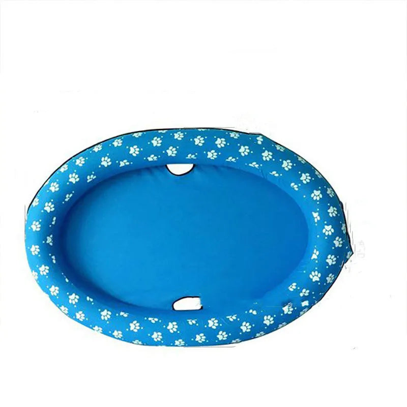 Dog Bathtub - Inflatable Dog Bathtub For Pets With Floral Pattern For Indoor And Outdoor Use